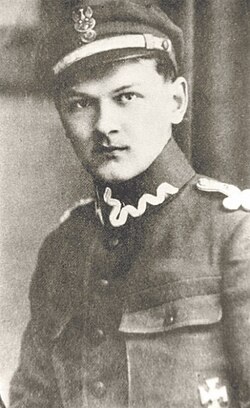 Władysław Broniewski w mundurze wojskowym